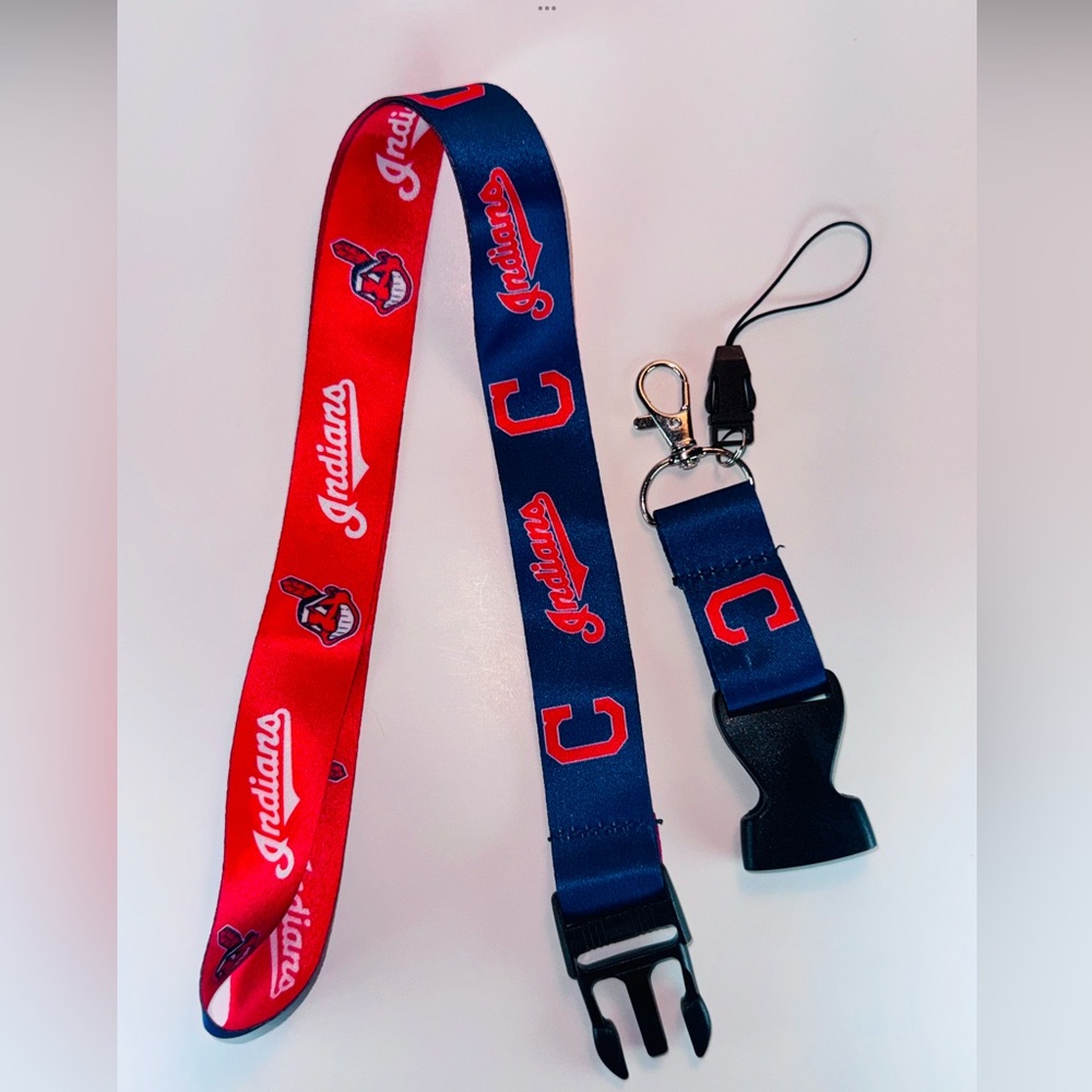 Cleveland Indians Guardians Baseball Full Size Lanyard